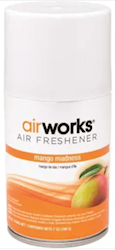 AIR FRESHENER, AIRWORKS, PLUG-IN, METERED AEROSOL, MANGO SCENT, 7 OZ, 1/EA LARGE